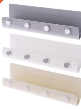 4 Hooks Wall Mounted Keys Mail Letter Organizer Storage Rack