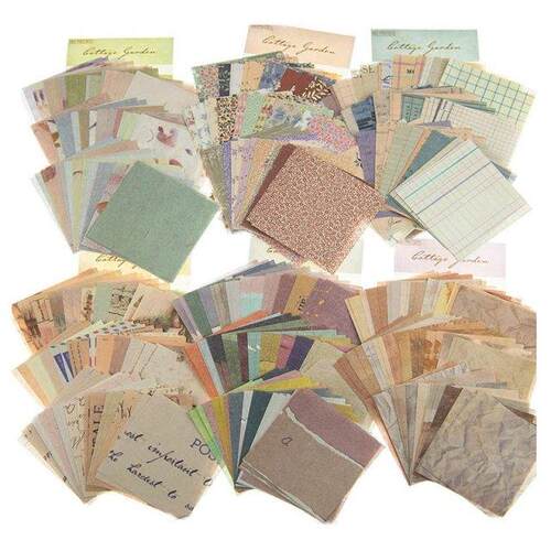 360 Sheets Vintage Journaling Supplies, Scrapbook Paper for