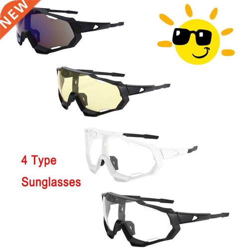 Men Sunglasses Matte Black Sports Goggles Anti-UV Women Col