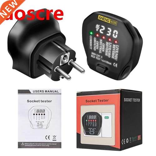 AC09 Socket Teer Electricity Teing Circuit Polarity Dete