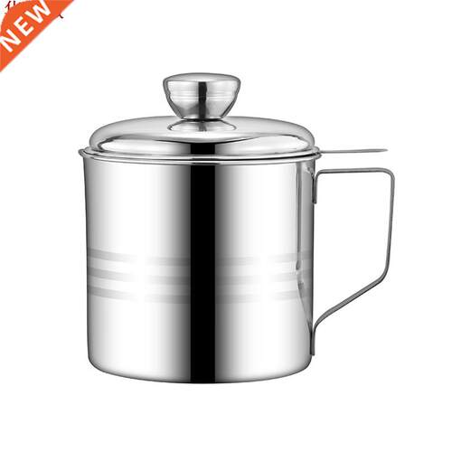Pot de stockage d'huile en acier inoxydable | 1,2l, Pot