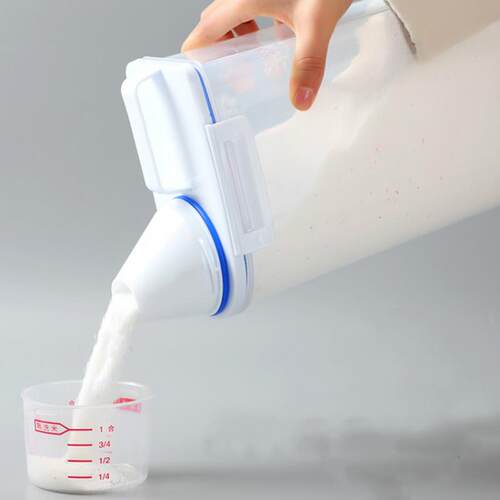Household washing powder storage box Portable large plastic