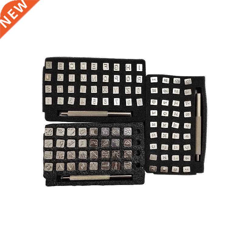 36Pcs Alphabet Letter Number Leather Stamping Tools Set 3mm/