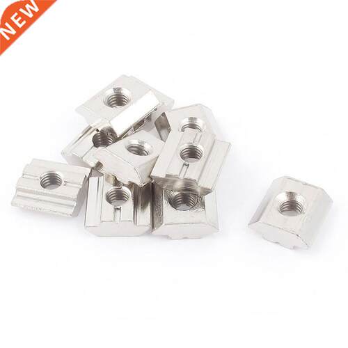 10Pcs T-SZinc Plated Hardware 0 Series M6 Roll In T-Nut
