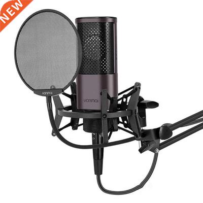 Portable Gaming Microphone Condenser Microphe Compatible wit