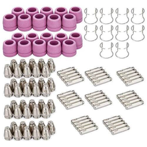 110PCS 适用于 SG-55 AG-60 WSD-60 Plasma Cutter Torch Tips 适