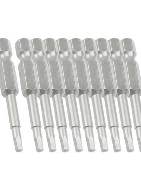 Power Tool 2.5mm Hex Head 50mm Bits Gray 10 Pcs
