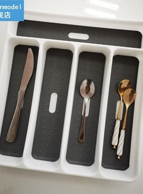 Kitchen Organizer Cutlery Drawer Storage Box Tray Fork Spoon