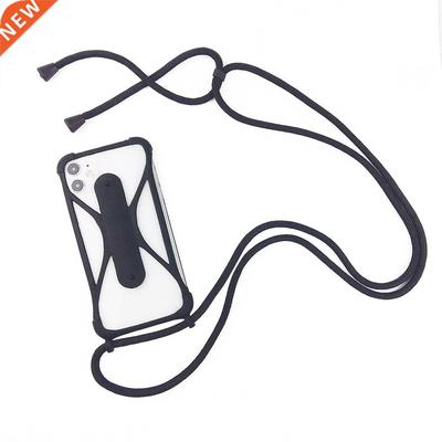 niversal Lanyard Phone Silicone Sports Strap Neck Hanging R