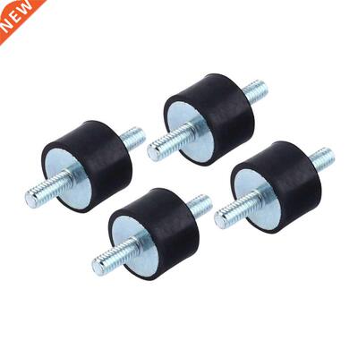 4pcs Double Male Thread Rubber Shock Absorbers Anti Vibratio