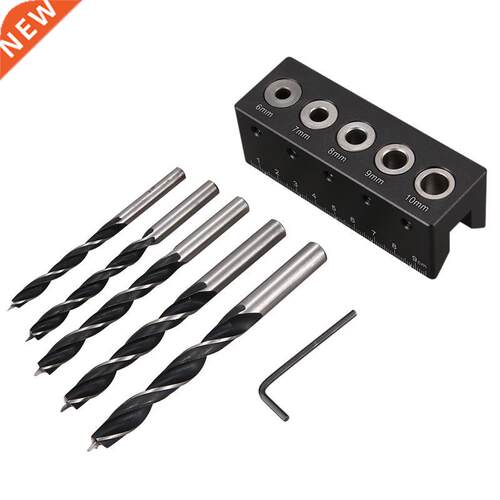 Wood Doweling Jig Straight Angle Guide Pocket Hole Jig Kit H
