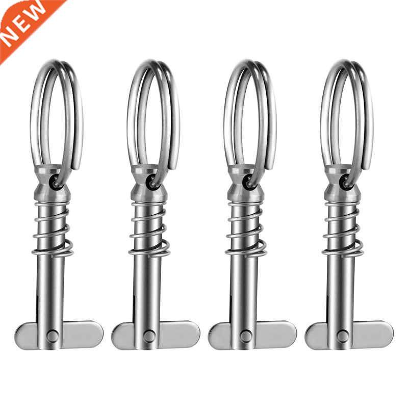 4 Pack Quick Release Pin 1/4 Inch Diameter W/Drop Cam Spri