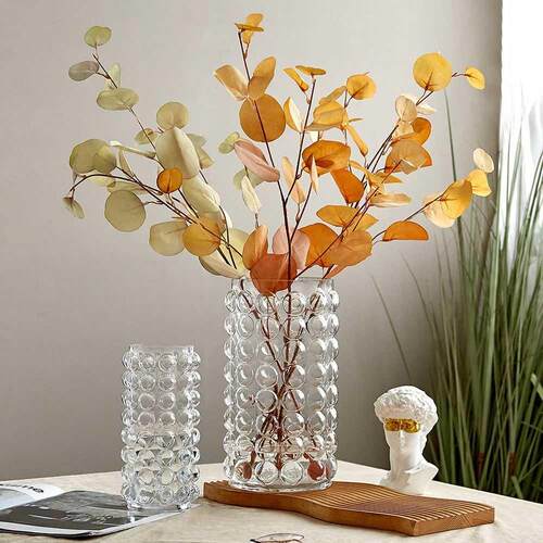 Flower Vase Home Decoration Glass Vase Living Room Accessori