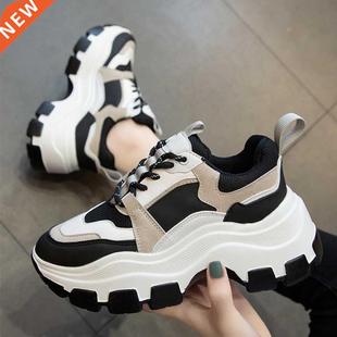 Sneakers Chunky Thick Bottom Vulcanize Women Platform