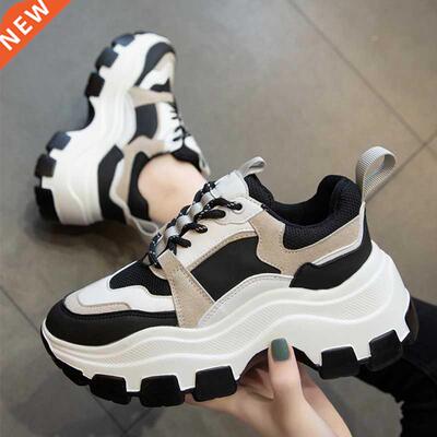 Women's Chunky Sneakers Thick Bottom Platform Vulcanize
