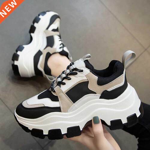 Women's Chunky Sneakers Thick Bottom Platform Vulcanize