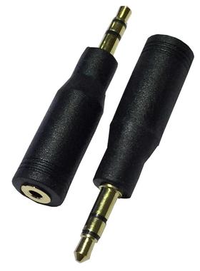 2.5mm 3pole Female to 3.5mm 3pole Male Jack Audio Adapter
