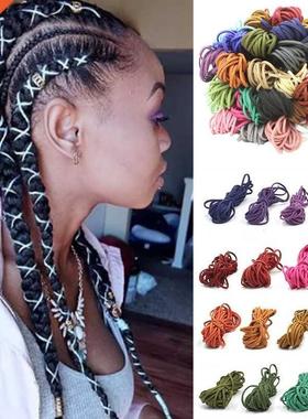 Korean Suede Hair Ties National Customs Hip Hop Reggae Braid