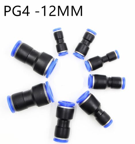 PG4-6 4-8 6-8 6-10 8-10 8-12 10-12mm Straight Union Reducer