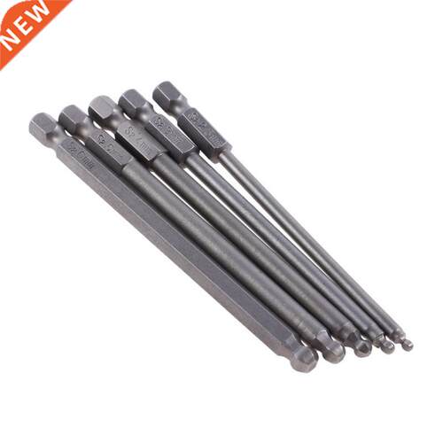 5pcs 10cm Hex Bts Steel Ball End Hexagon Head Drll Sets S2