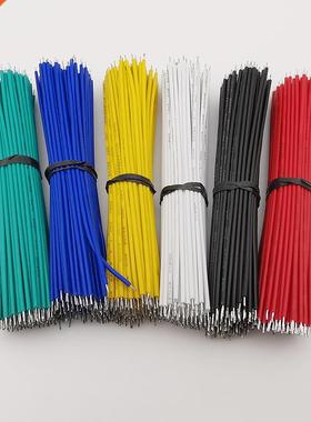 100Pcs 15CM Breadboard Jumper Wire Tin-Plated Double-Head PC