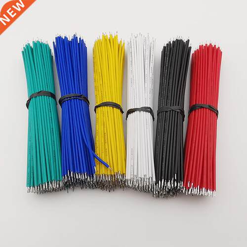100Pcs 15CM Breadboard Jumper Wire Tin-Plated Double-Head PC