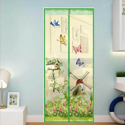 Hands free magnetic door mosquito net Anti-Mosquito door scr