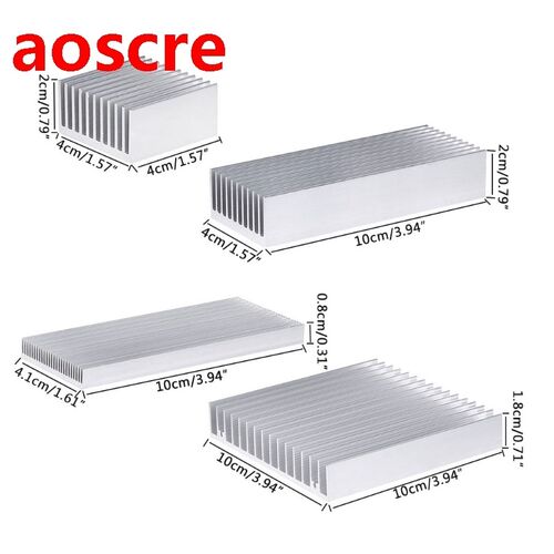 35ED Extruded Aluminum Heatsink For High Power LED IC Chip C