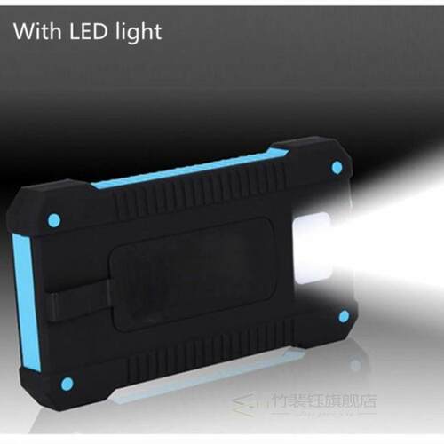 Solar Power ank Waterproof 50000mAh Solar Charger US Ports