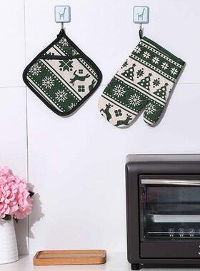 1pair New Xmas Christmas Insulation Gloves Insulation Pad Ch