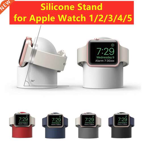 Silicone Stand for Apple Watch Series 6 SE 5 4 3 2 1 Desk Ho