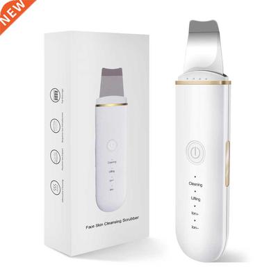 Xom Ultrasonc Skn Scrubber Vbraton Face Spatula Blackh