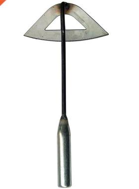Steel Hardened Hollow Hoe Handheld Weedng Rake Plantng Veg