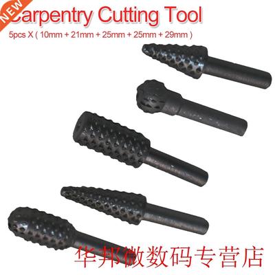 Carpentry Cutting Tool 5pcs 1/4'' DIY Drill Bit Set Woodwork