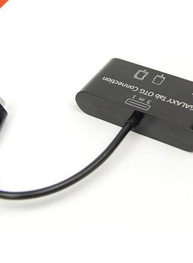 Black 3 in 1 USB Connection Kit HUB SD MMC TF Card Reader Ad