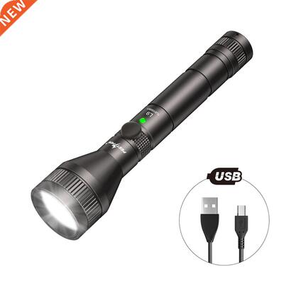 PEETPEN L9 USB Rechargeable LED Flashlight Pocket Torch 4 M