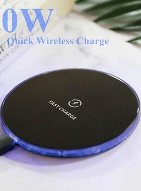 Qi Wireless Charger Pad 10W Fast Charging for Ssung S20 S