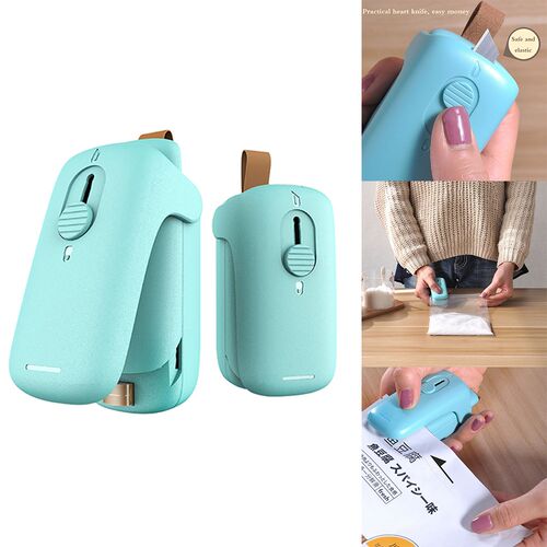 2 In 1 Mini Slide Heat Sealer Portable Capper Food Saver Hou