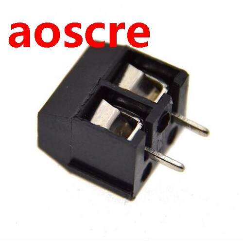 20PCS/LOT KF301-2P KF301-5.0-2P KF301 Screw 2Pin 5.0mm Strai
