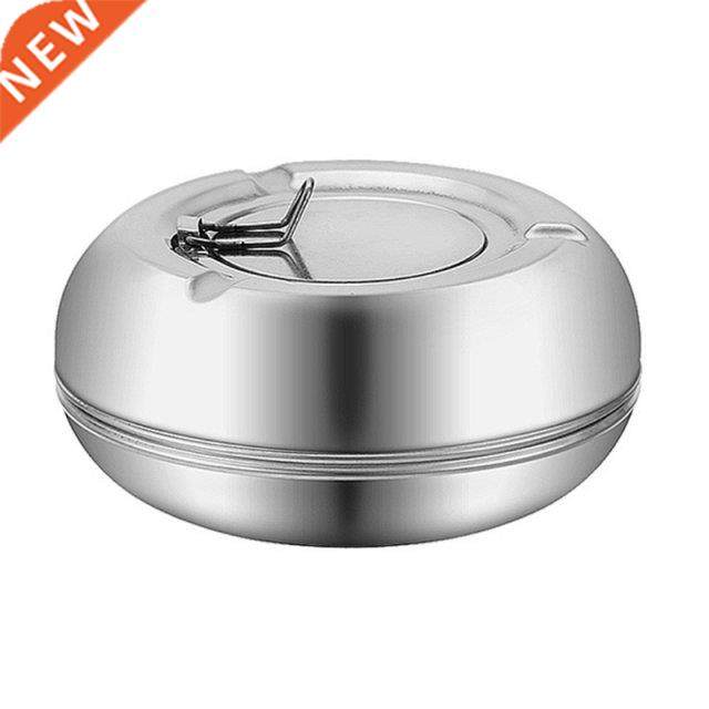Ashtray Stainless Steel Simple Modern Outdoor Cigarettes Tra