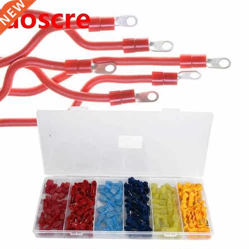 120pcs Quick Splice Wire Cable Connectors Terminal Red Blue