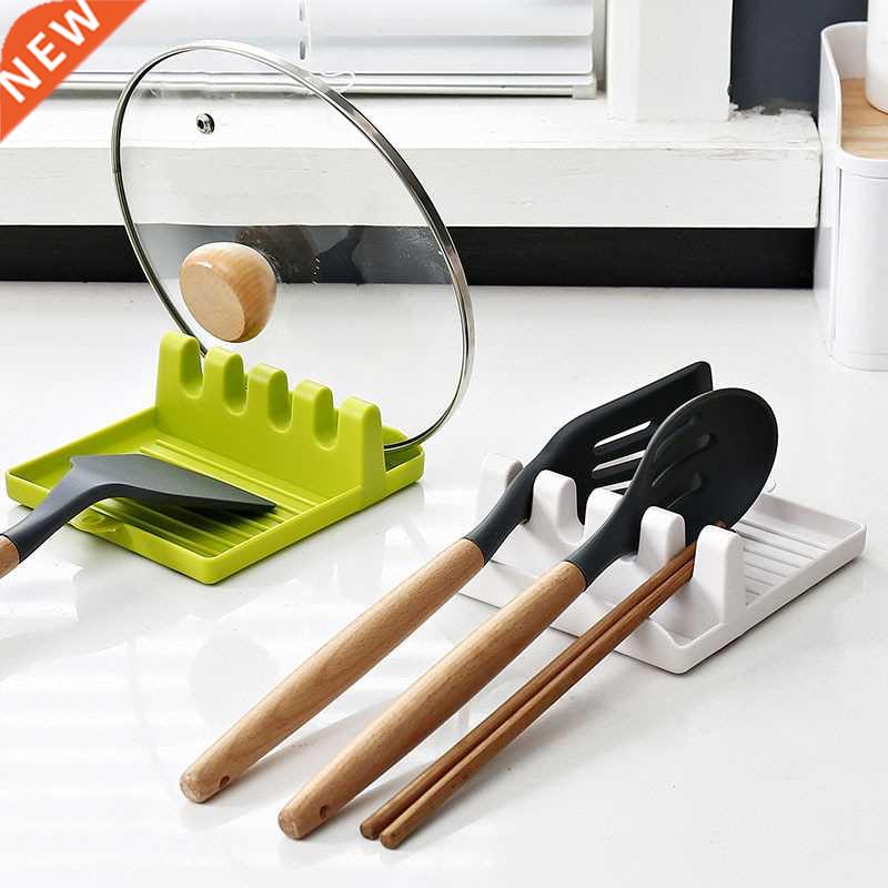 Plastic Spoon Rest Kitchen Organizer for Fork Spatula Rack S