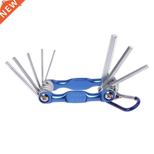 8pcs Portable Foldable Key Hex Wrench Set Metric System Inne