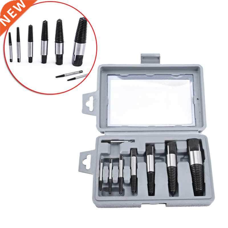 8 Pcs Spiral Screw Extractor Set Remove Broken Studs Bolts D