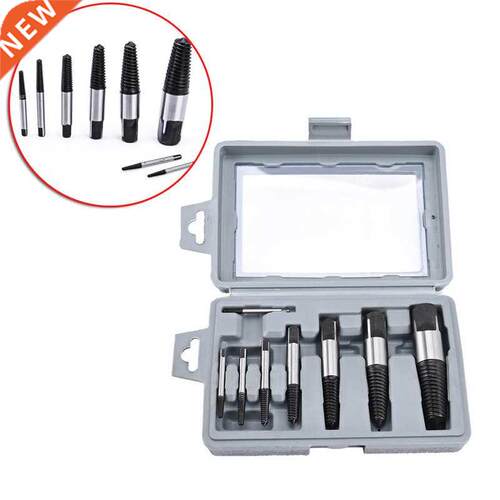 8 Pcs Spiral Screw Extractor Set Remove Broken Studs Bolts D
