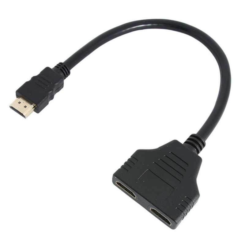 HDMI Cable 1 In 2 Out Splitter Cable Switcher Adapter Conver