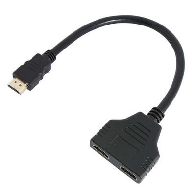 HDMI Cable 1 In 2 Out Splitter Cable Switcher Adapter Conver