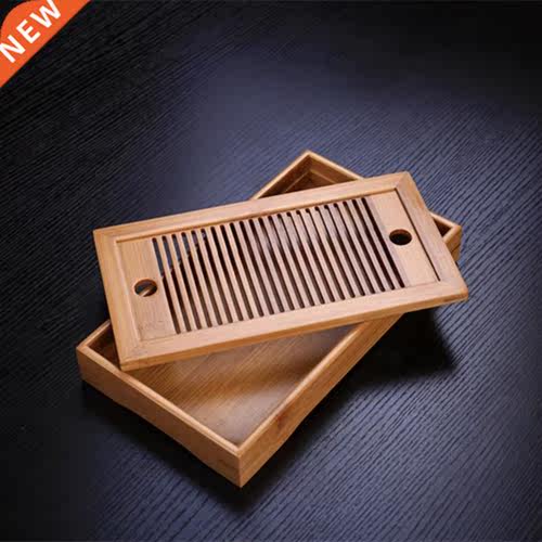 Bamboo Tea Tabl Tray High Quality 25*14*3.5cm Chinese Solid