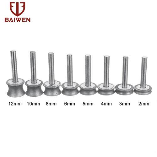 2mm-12mm Concave Diamond Grinding Wheel Glass Burr Drill Bit