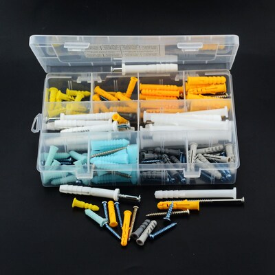 200PCS/Box High Strength Self-Tapping Screw + Plastic Expans